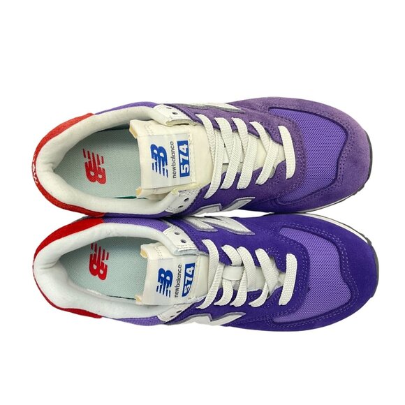 New Balance Women’s 574 Athletic Sneakers WL574YE2 Purple/White Size 7.5M - Picture 4 of 8